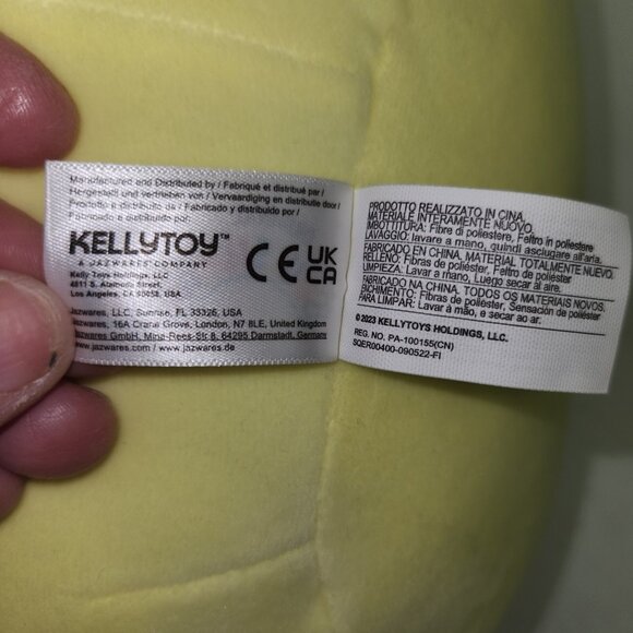 Original Squishmallows 12" Aimee The Chick With Bunny Ears - Picture 4 of 4